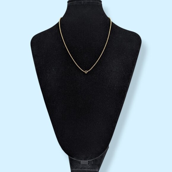 V. Avon Dainty Accented Ball Chain Necklace - Picture 2 of 5